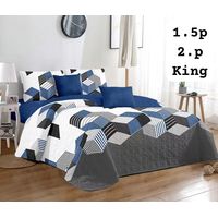 Cubrecama quilt verano plaza y media