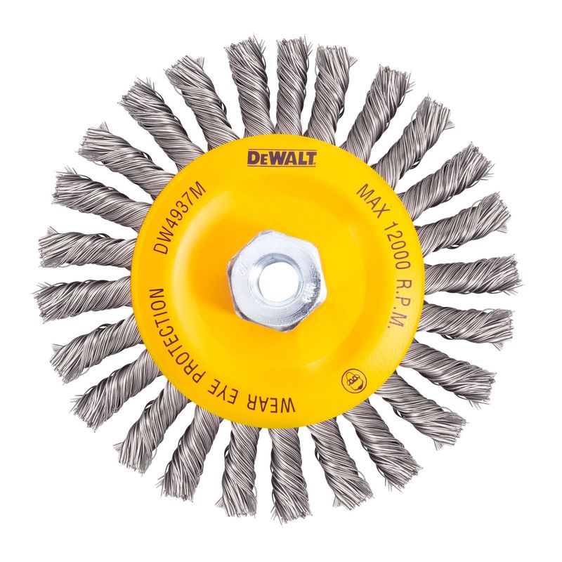 DEWALT - Cepillo de rueda trenzada 6” DEWALT DW4937M