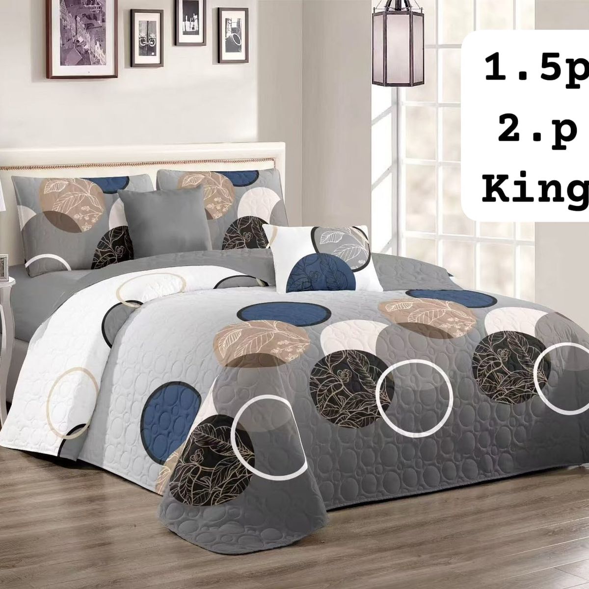 GENERICO - cubrecama quilt verano plaza y media