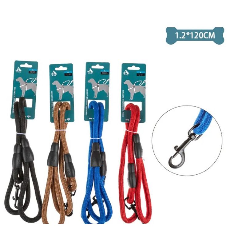 GENERICO - Correa Redonda Para Mascota 12Cm12M Color Aleatorio