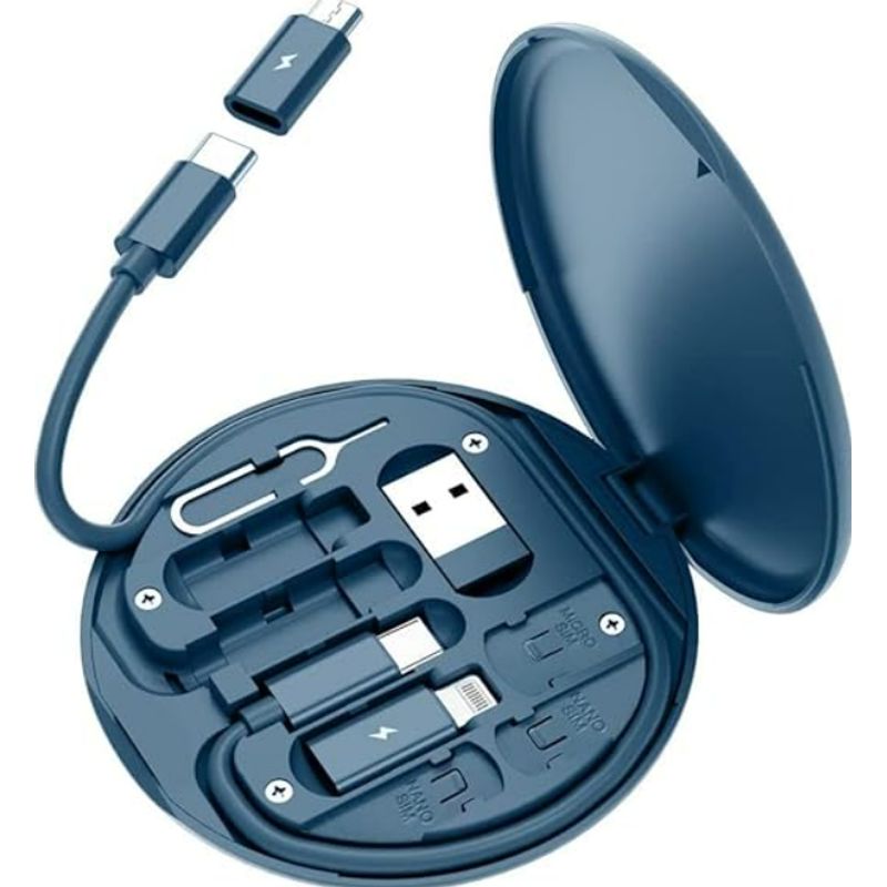 GENERICO - Kit de Adaptadores de Cable de Datos Carga Rápida Multifuncional 60W