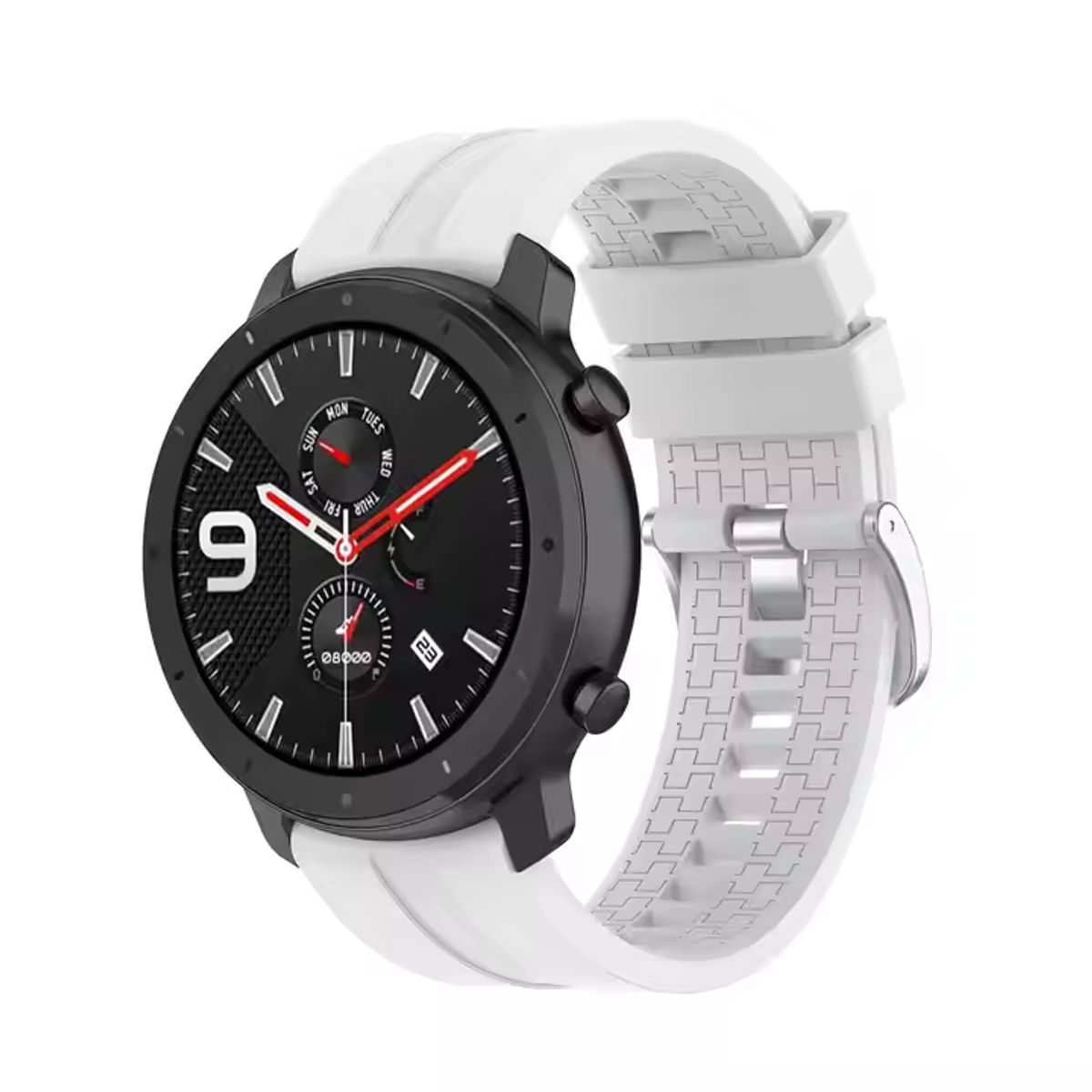 GENERICO - Correa Para Watch Samsung 46mm  Huawei 22mm  Xiaomi  Blanco