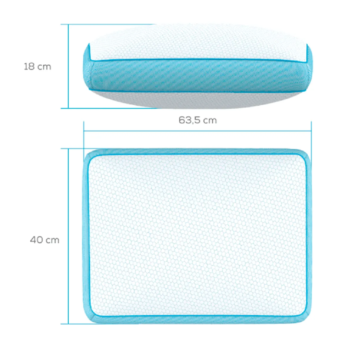 THERAMART - Almohada aeroventilada TheraFreeze-Theramart