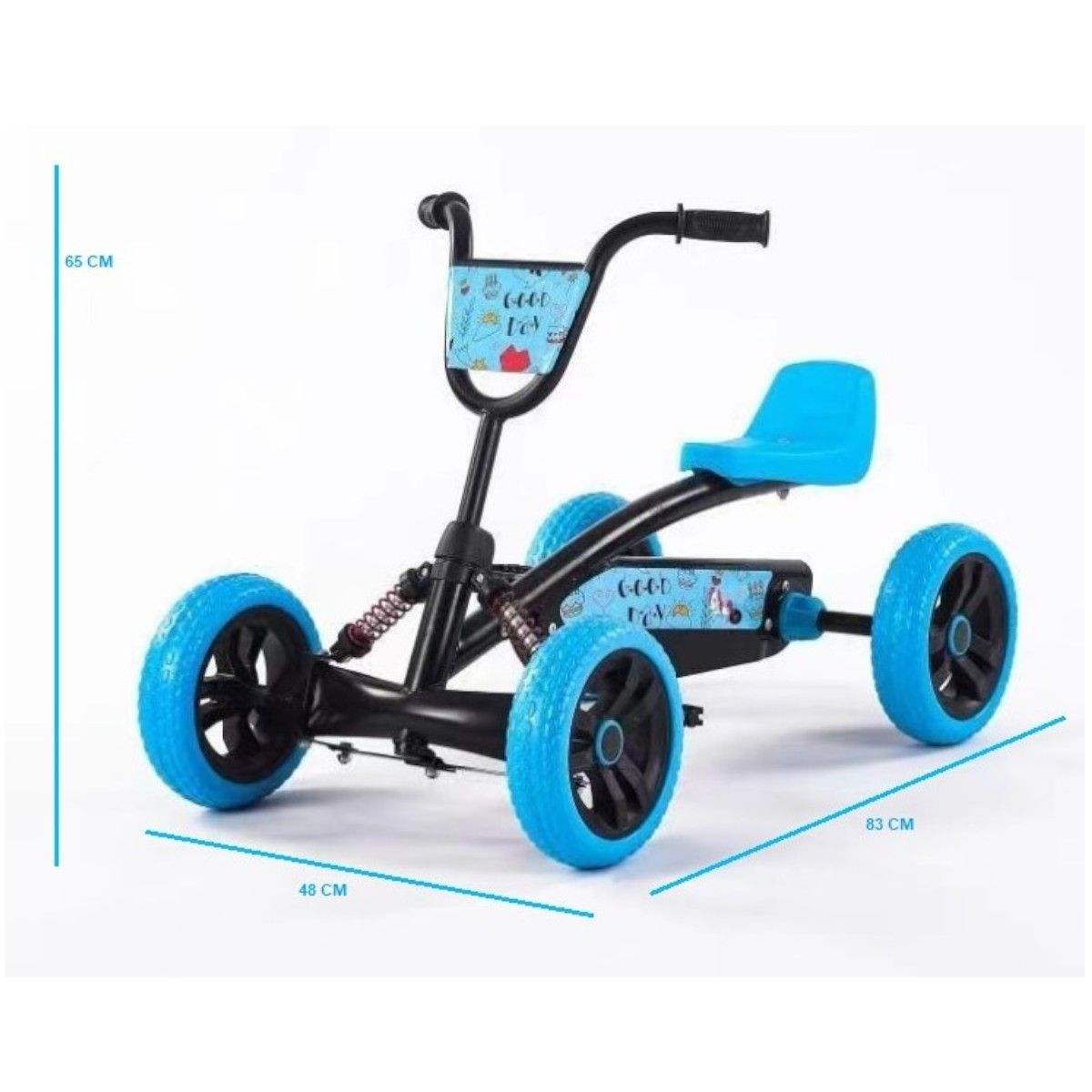 GENERICO - GoKart Racing Con Pedales Celeste