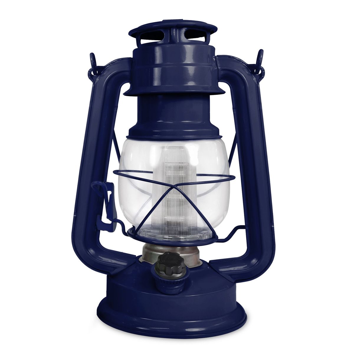 GENERICO - Linterna Led con Dimmer Vintage a Pilas Azul North Point