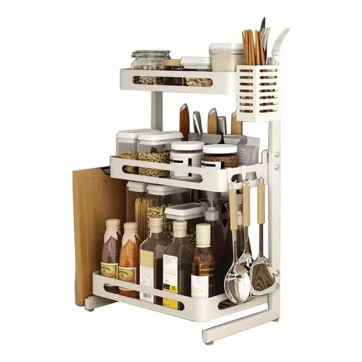 GENERICO - Estante Especies 3 Niveles Organizador Multifuncional Cocina