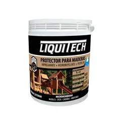 GENERICO - Protector Para Maderas Micromembrana 4Lts Caoba LIQUITECH