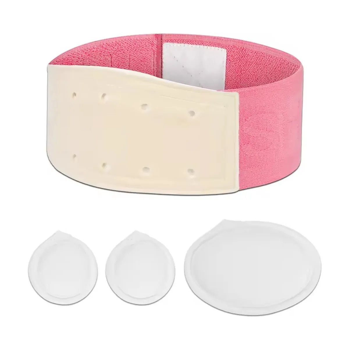 GENERICO - Faja cinturón de hernia umbilical bebe rosado 00153RS