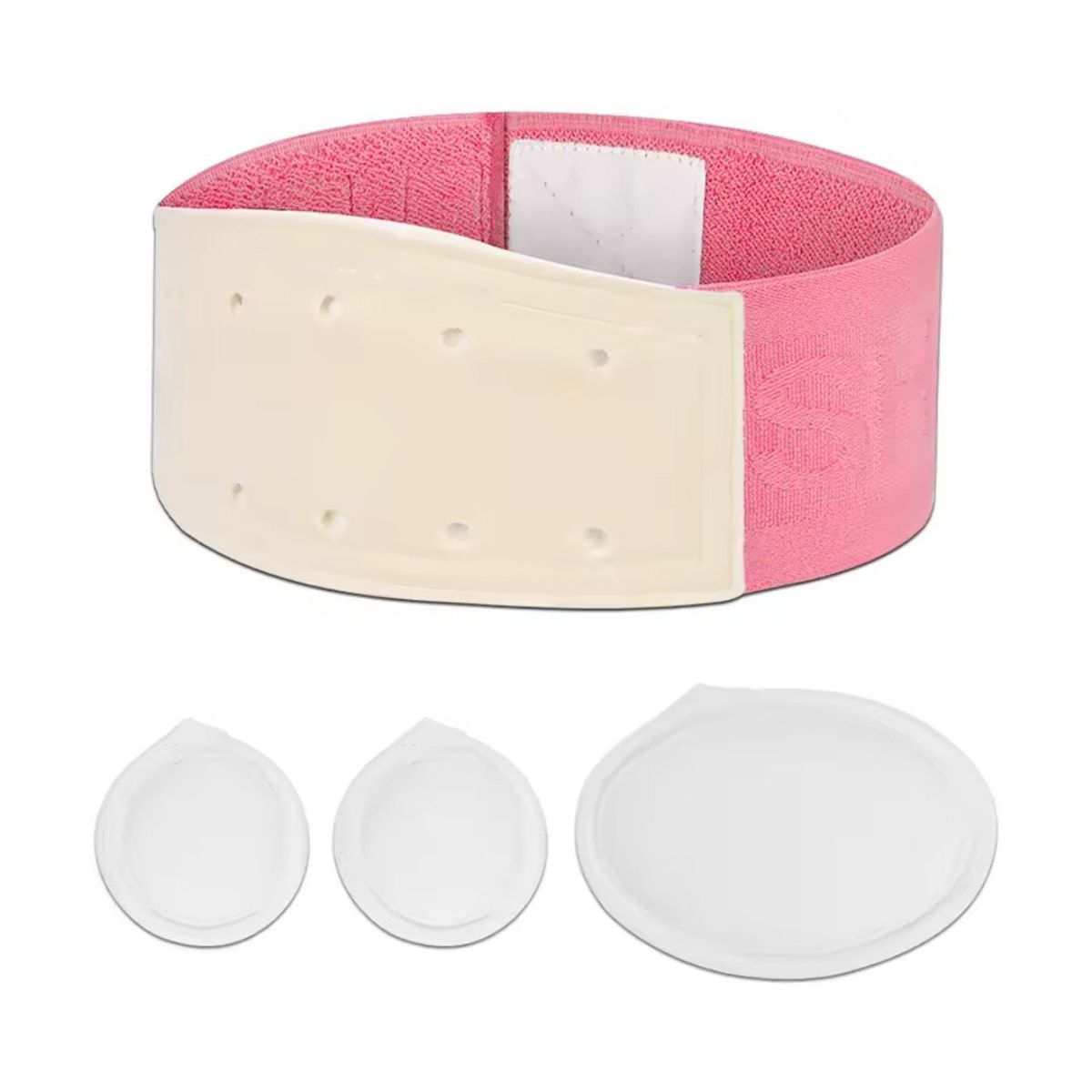 GENERICO - Faja cinturón de hernia umbilical bebe rosado 00153RS