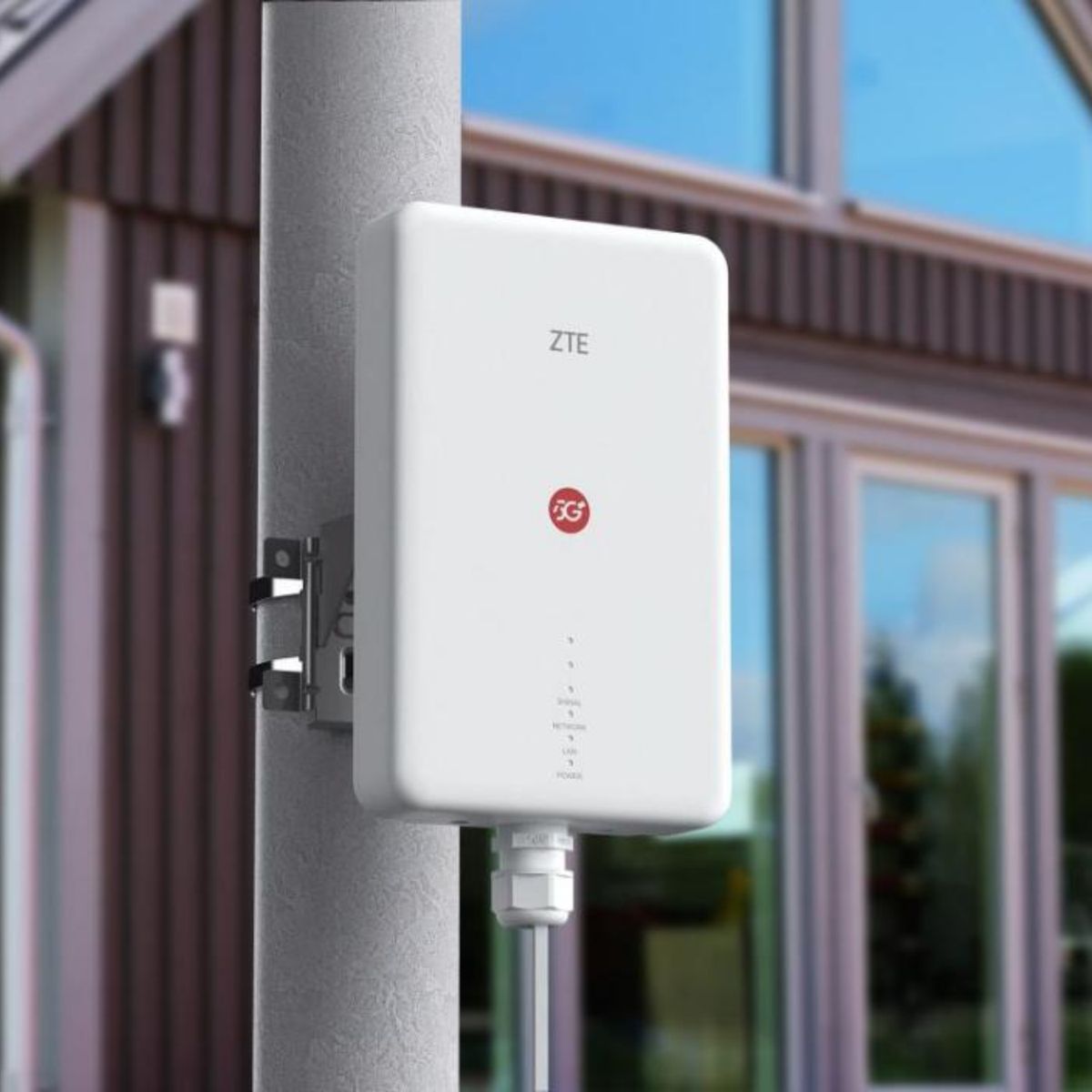 ZTE - Modem Router Zte Exterior 5g 4g Sa+nsa Desbloqueado