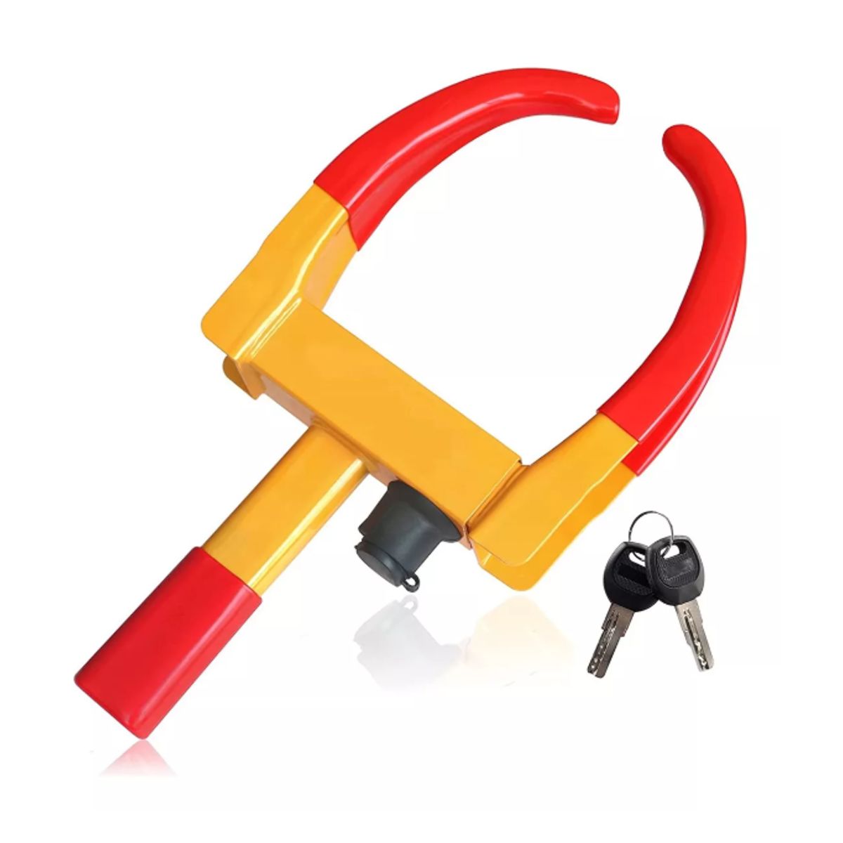 GENERICO - Traba Rueda Auto Antirrobo Bloqueo Tranca Rueda Universal