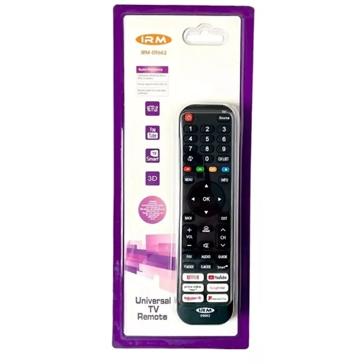 IRM - Control Remoto Universal Multimarca Para Tvled Lcd LG Aoc
