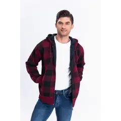 MPROPIA - Chaqueta Forro Piel Sweater Invierno Chaleco Cuadrille Cierre 7171.