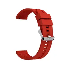 GENERICO - Correa Para Watch Samsung Huawei 22mm Rojo