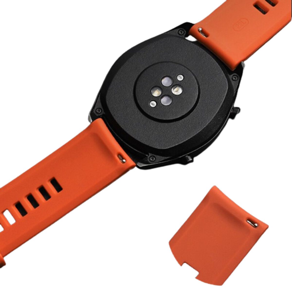 GENERICO - Correa Para Watch Samsung Huawei 22mm  Rojo