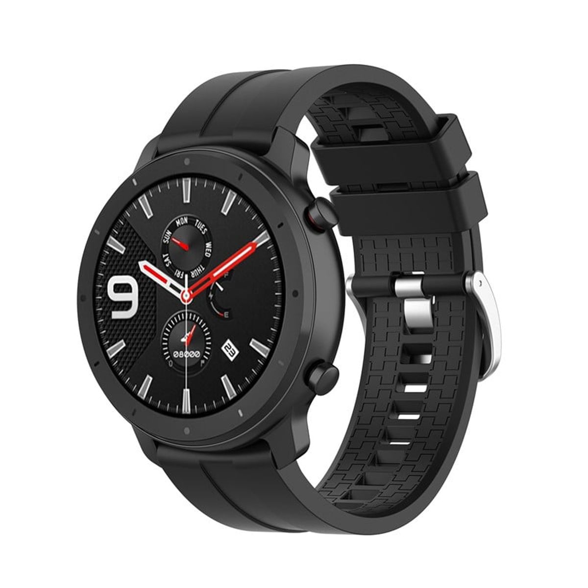 GENERICO - Correa Para Watch Samsung Huawei 22mm  Negro