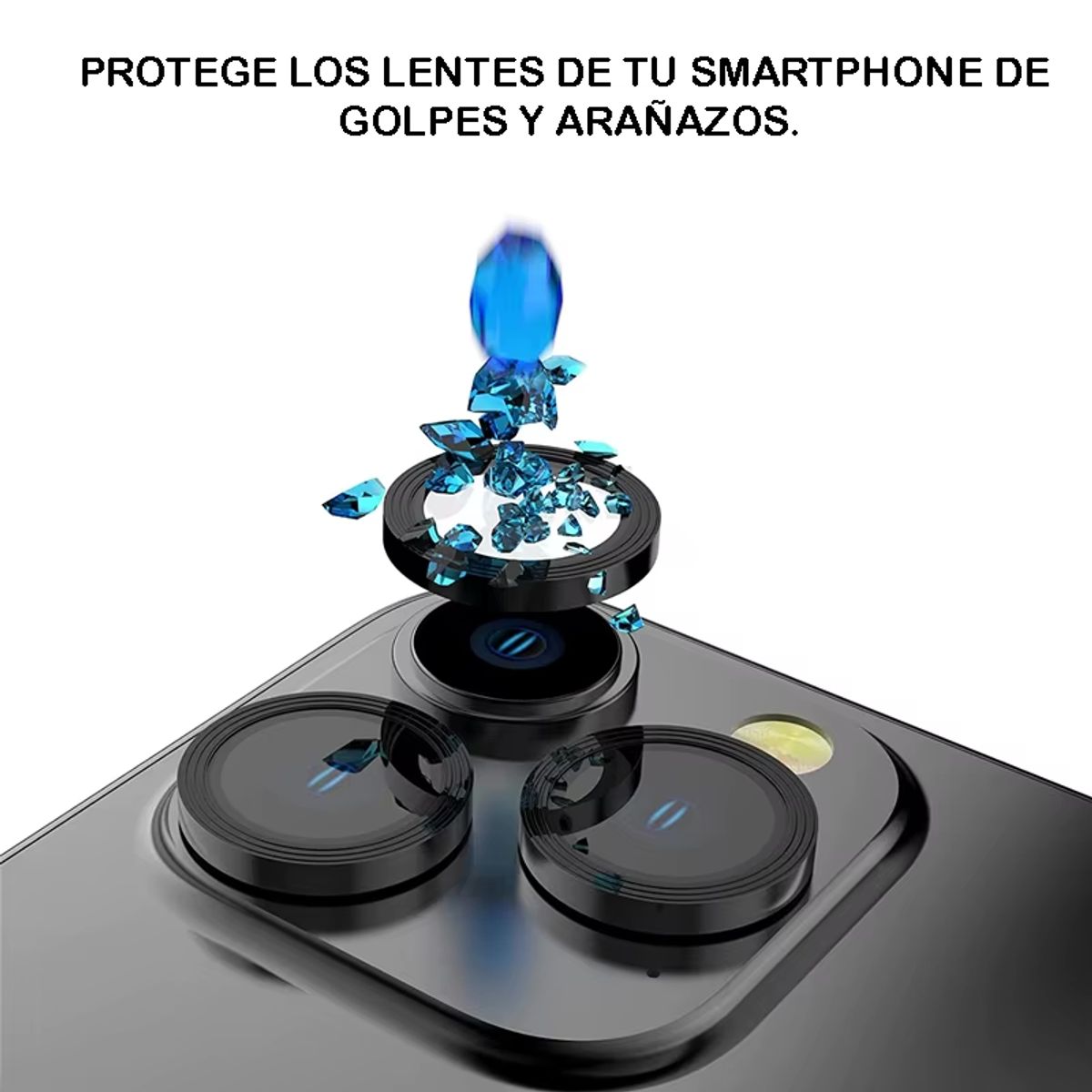 GENERICO - Protector para Lente Camara iPhone 15 Pro / 15 Pro Max - Rosa