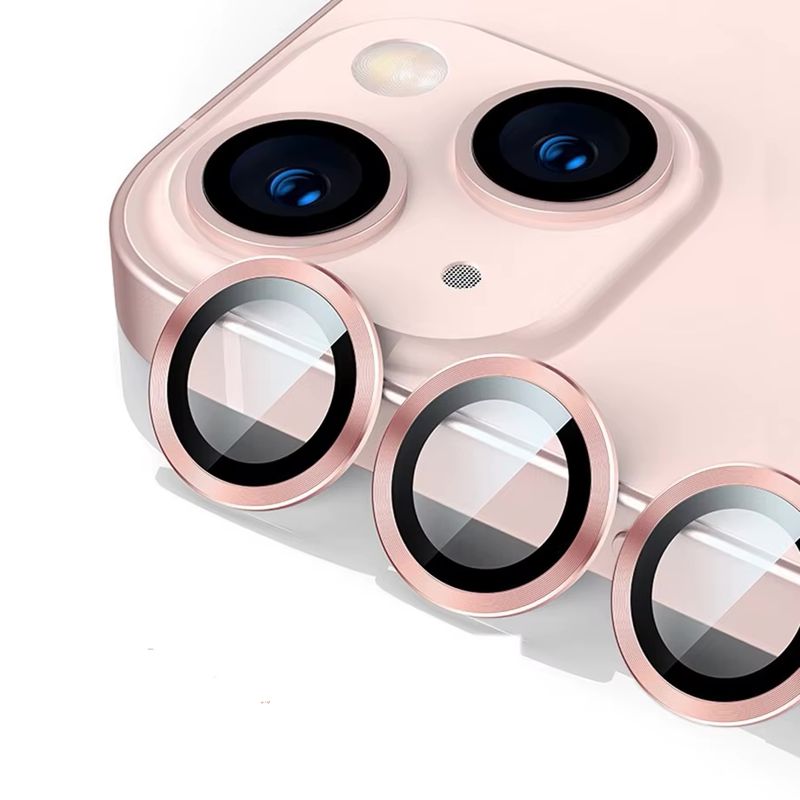 GENERICO - Protector para Lente Camara iPhone 16 Pro / 16 Pro Max - Rosa