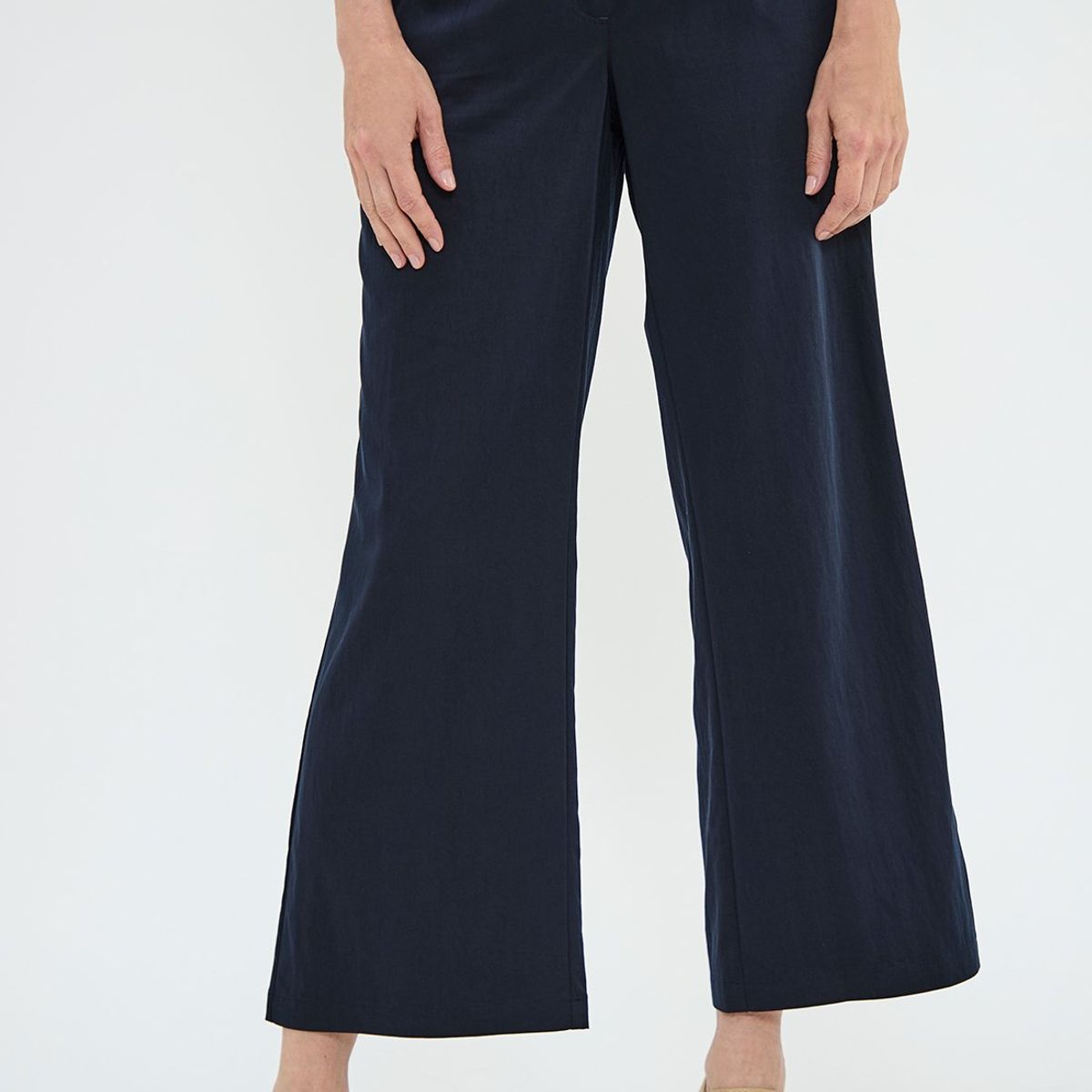 MA GRIFFE - Pantalon Azul Marino Mujer Magriffe