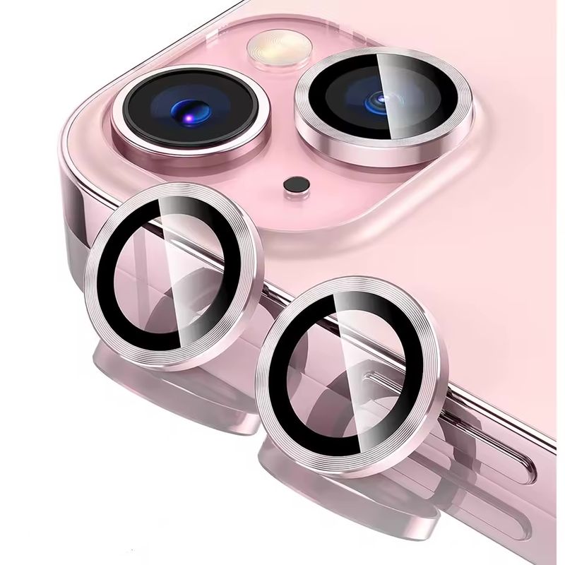 GENERICO - Protector para Lente Camara iPhone 15 / 15 Plus -  Rosa
