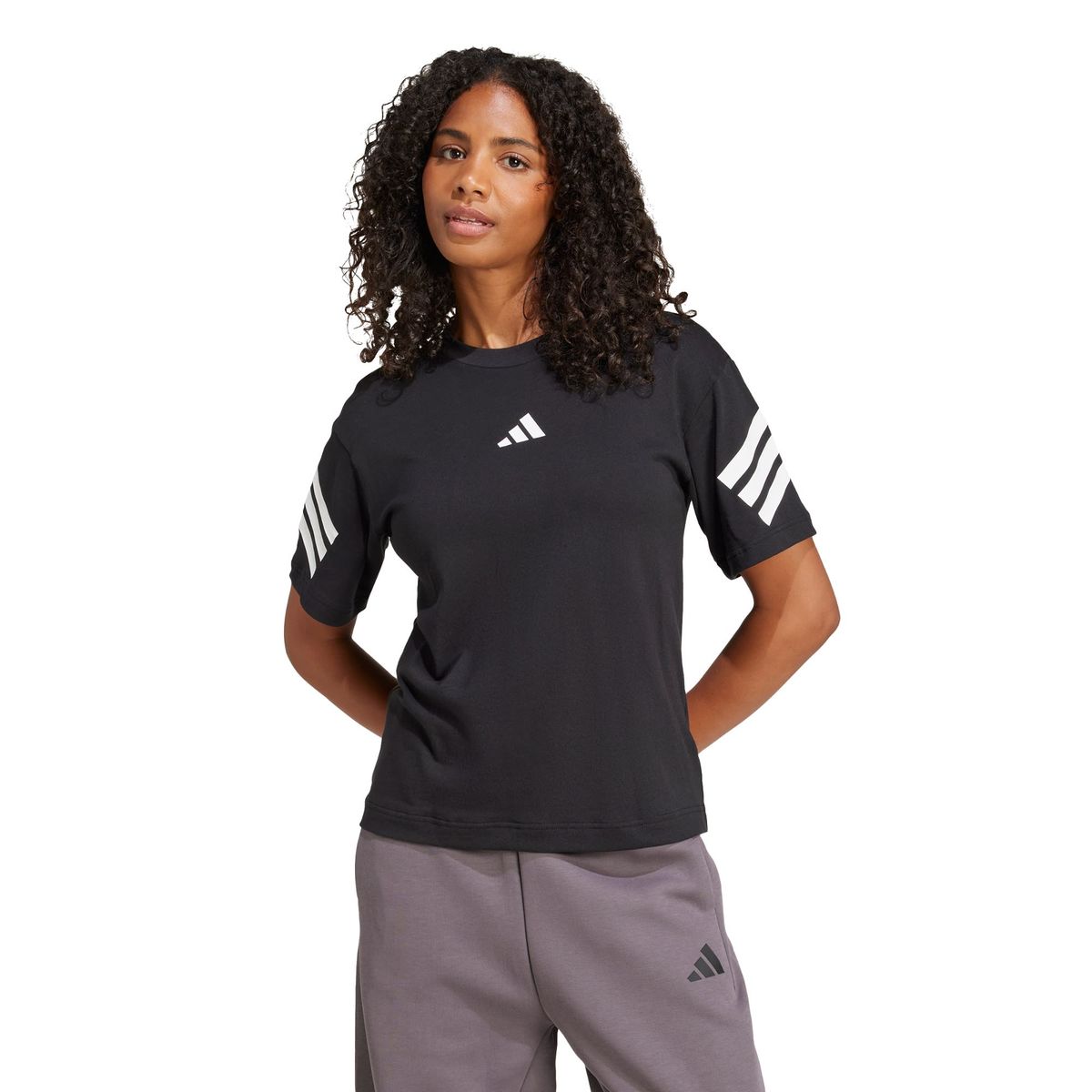 ADIDAS - Polera Future Icons 3 Tiras