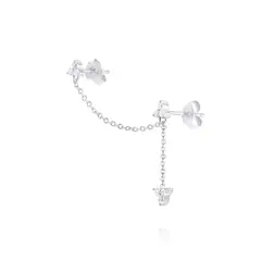 JB JOYAS BARON - Piercing de Plata Esterlina 925 Circones colgantes