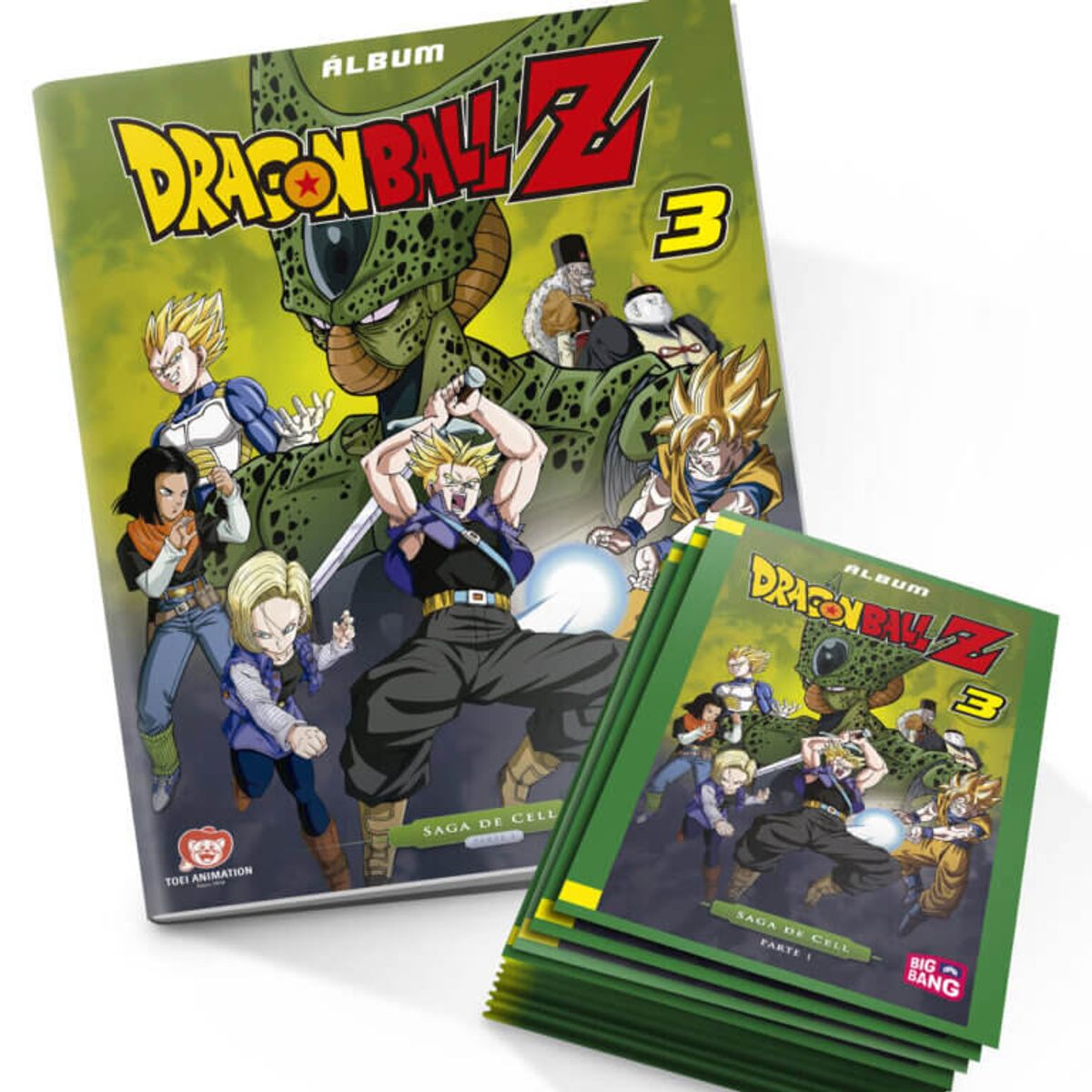 COPAG - ÁLBUM TAPA BLANDA DRAGON BALL Z 3 – SAGA DE CELL + 50 SOBRES