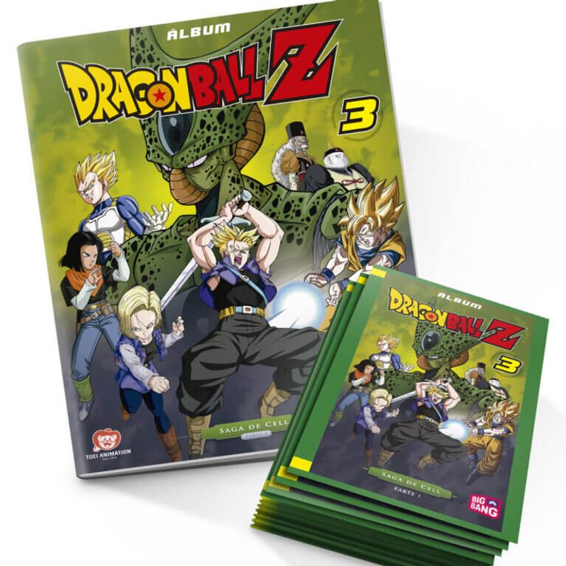 COPAG - ÁLBUM TAPA BLANDA DRAGON BALL Z 3 – SAGA DE CELL + 50 SOBRES