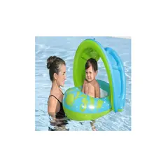 BESTWAY - Flotador para Bebe con Toldo - 80 x 85 cm -