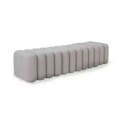 SANTU HOME & DECO - Banqueta Deco Acolchado Sherpa