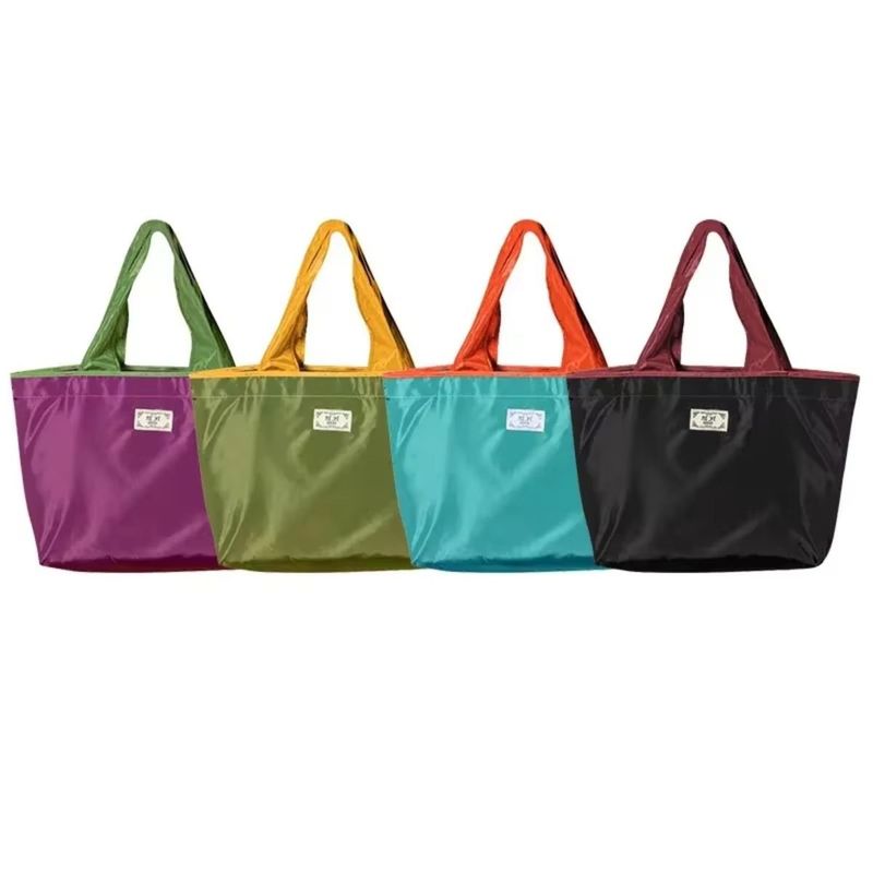 GENERICO - BOLSA REUTILIZABLE PLEGABLE ECOLOGICO VERDE MUGO