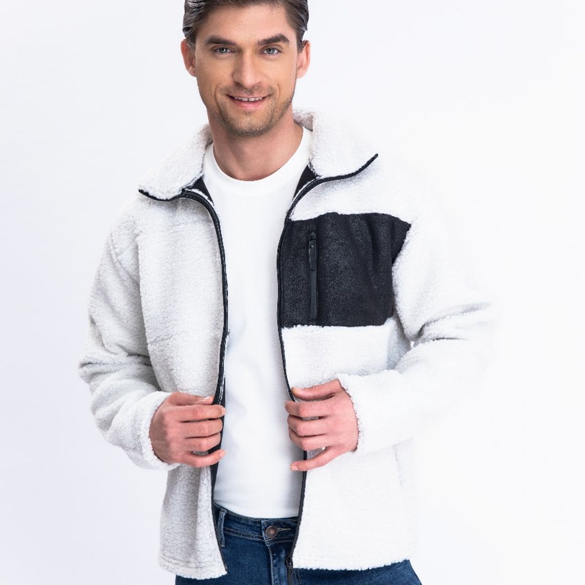 GENERICO - Chaqueta Polerón Hombre Invierno Grueso Con Bolsillo 7553