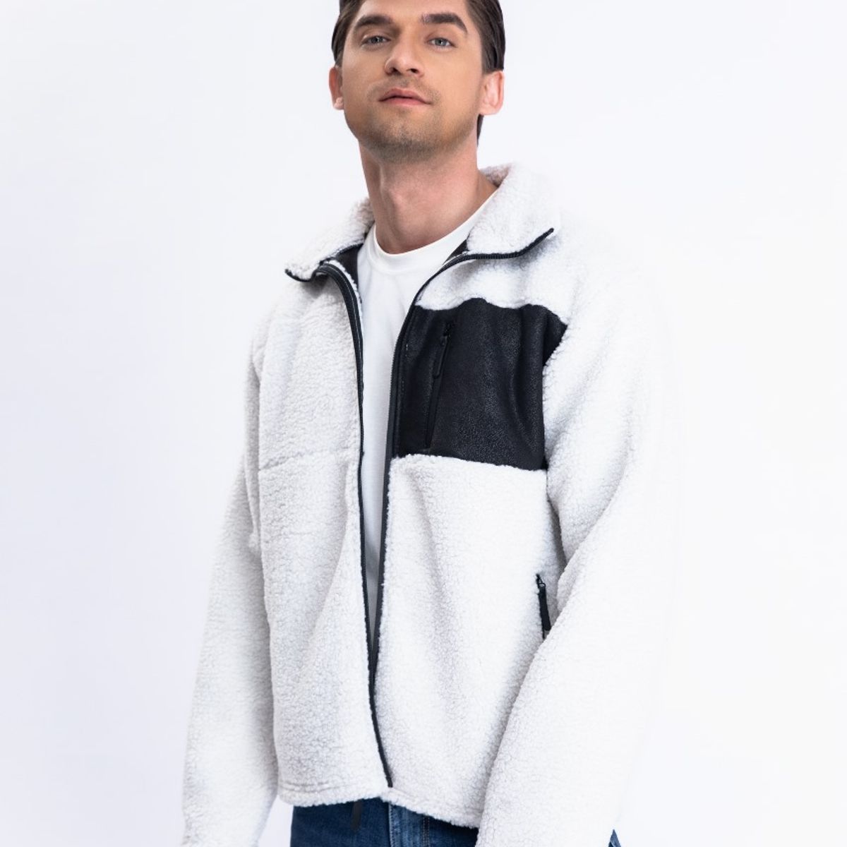 GENERICO - Chaqueta Polerón Hombre Invierno Grueso Con Bolsillo 7553