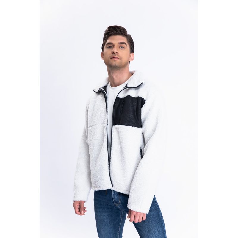 MPROPIA - Chaqueta Polerón Hombre Invierno Grueso Con Bolsillo 7553