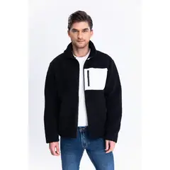 MPROPIA - Chaqueta Polerón Hombre Invierno Grueso Con Bolsillo 7553