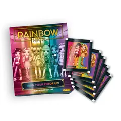 PANINI - ÁLBUM TAPA BLANDA RAINBOW HIGH + 50 SOBRES