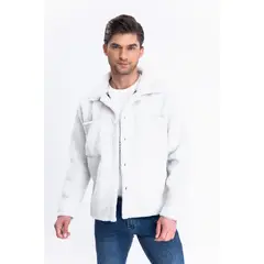 MPROPIA - Chaqueta Poleron Invierno Hombre Tipo Corderito Bolsillos 7552