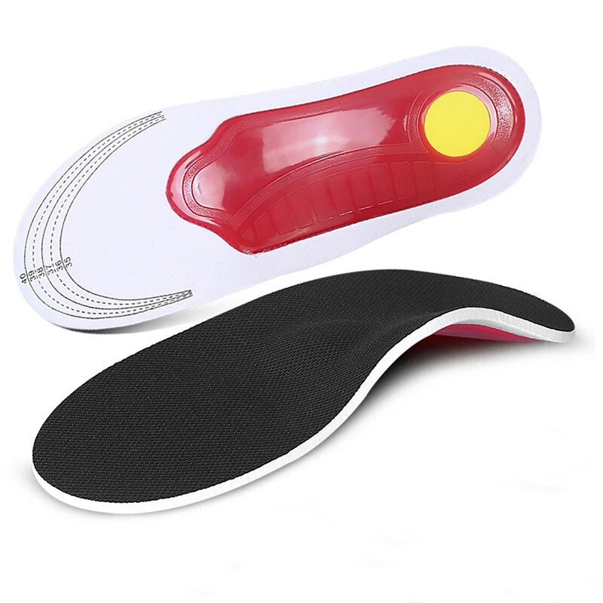 GENERICO - Plantillas Ortopedicas Ajustables Fascitis - Pie Plano Talla 35-40