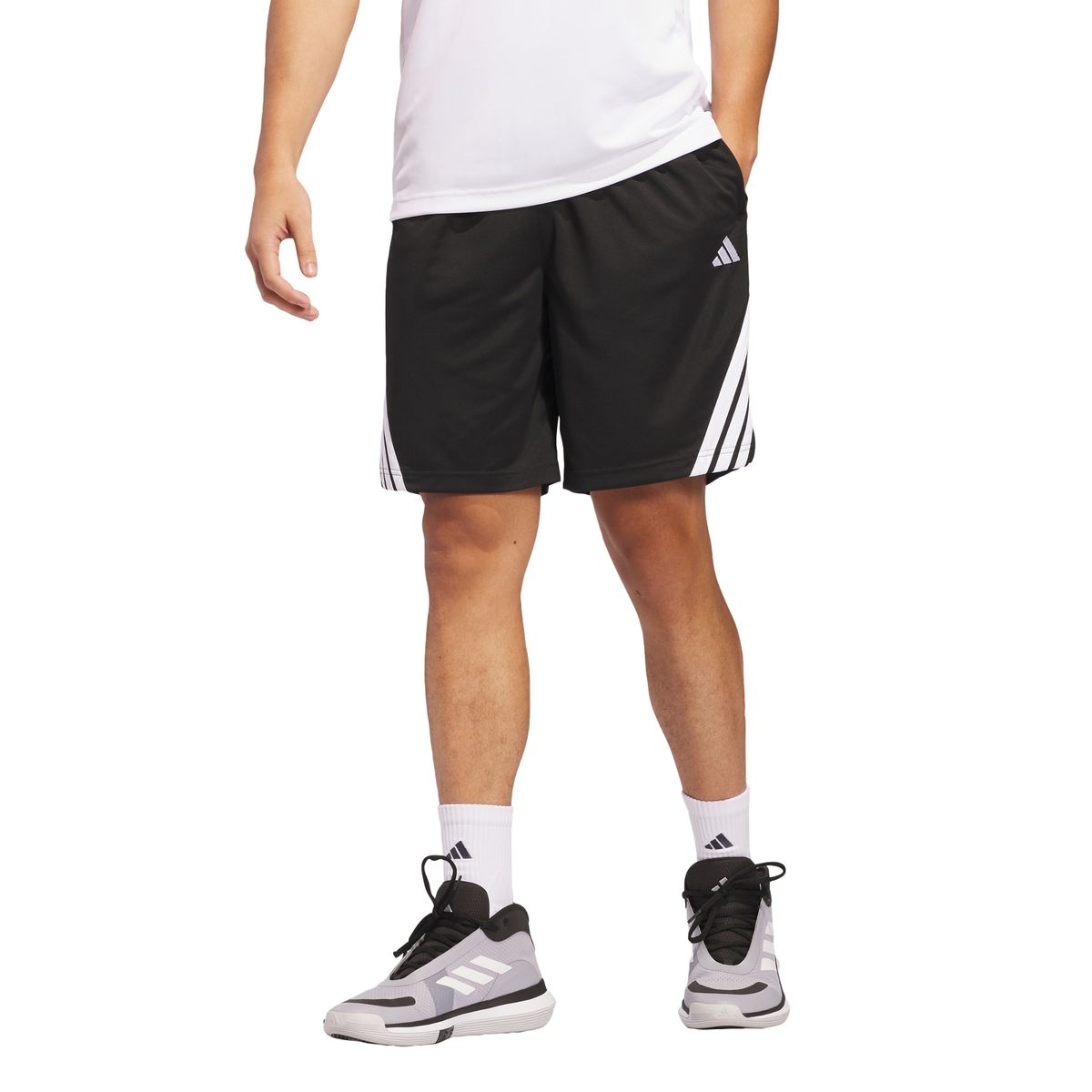 ADIDAS - Shorts Basketball Legends 3 Tiras
