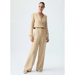 IO - Blazer Beige Mujer Io.