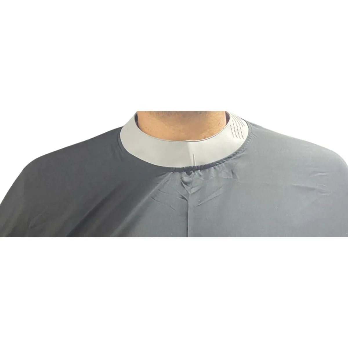 COMPRASMART CHILE - Capa de Barbero Goma Cuello de Silicona Negro