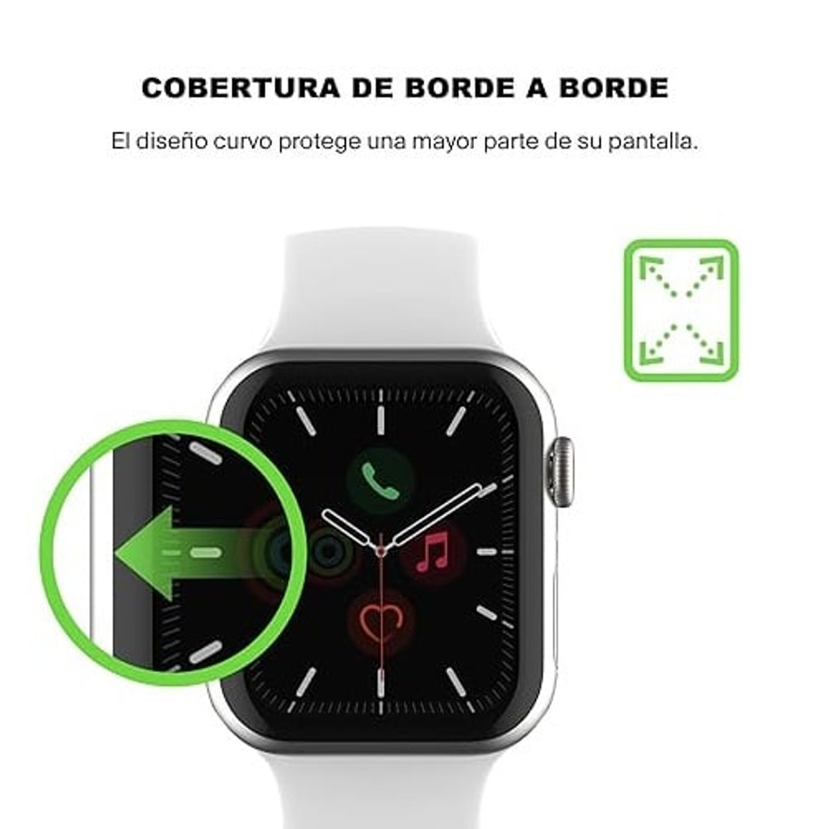 GENERICO - Lamina Protectora Para Apple Watch 38mm