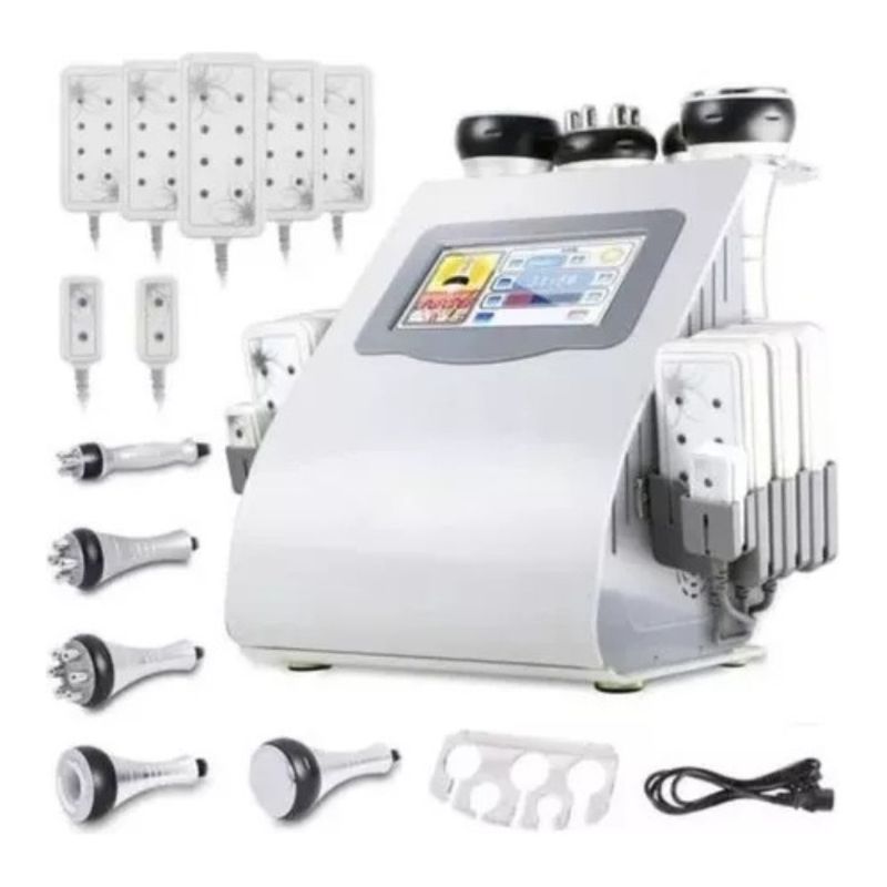 GENERICO - Maquina Cavitacion 6 En 1 Radiofrecuencia Facial Corporal