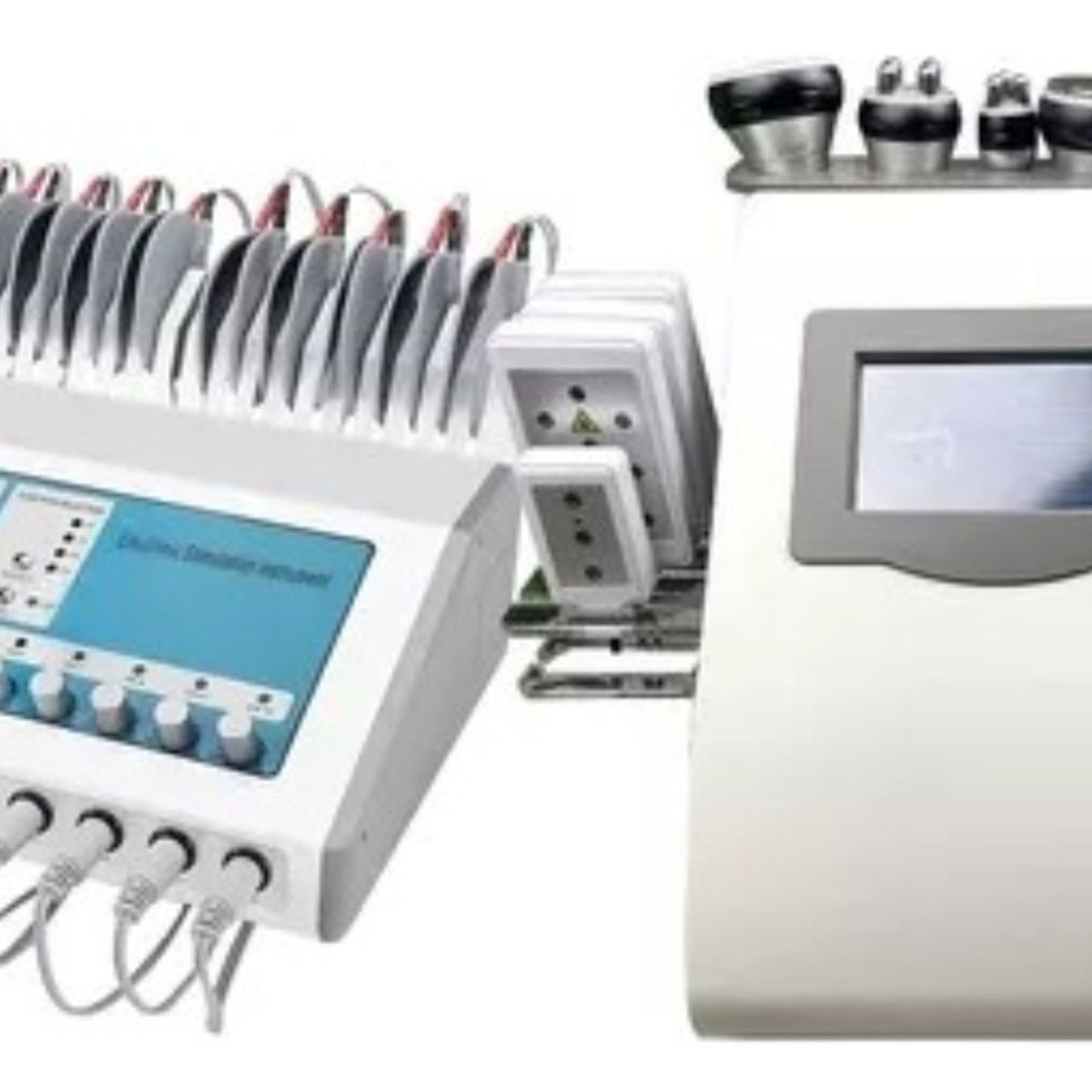 GENERICO - Pack Electroestimulación Cavitación 6 En 1 + Ondas Rusas Red