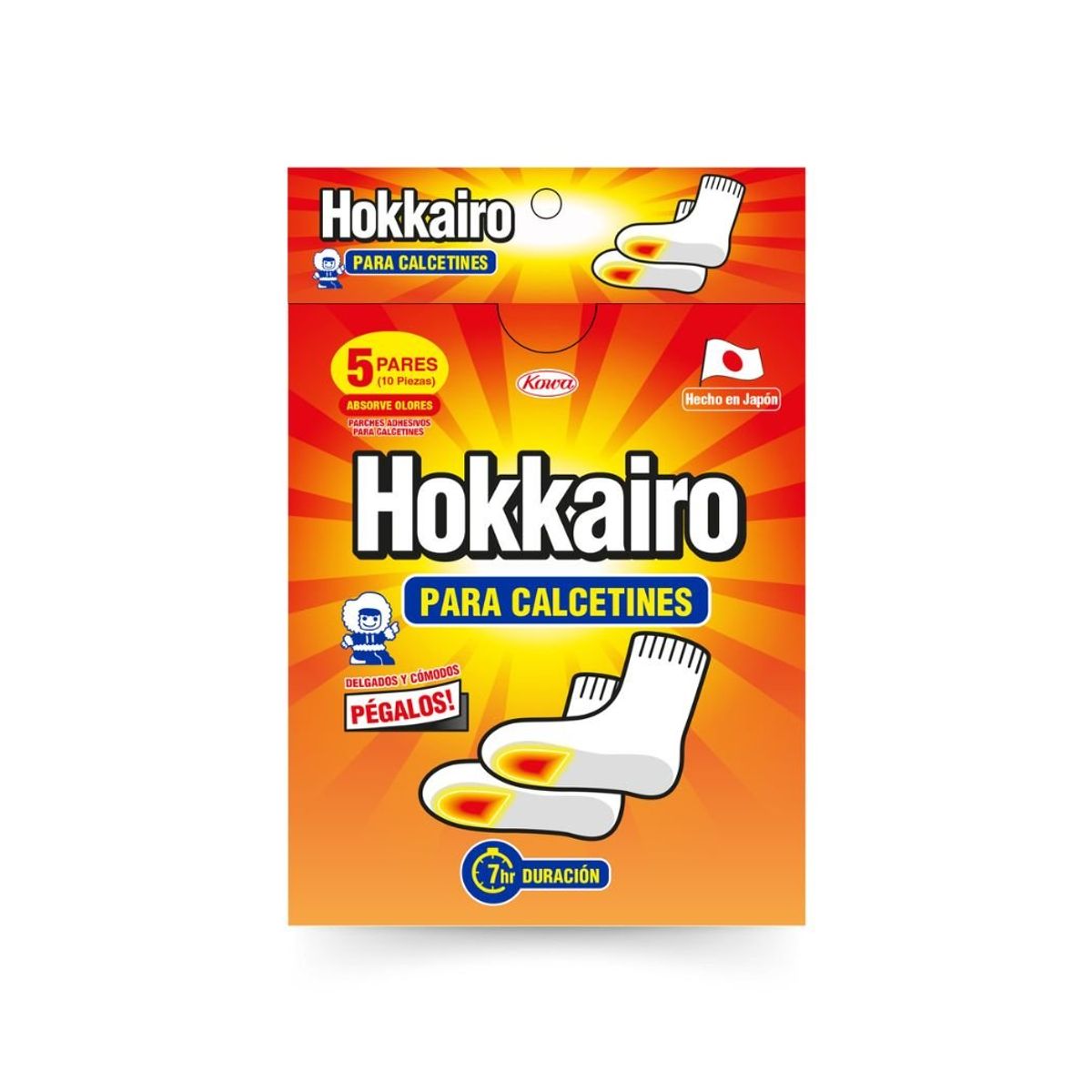 HOKKAIRO - Hokkairo Parches Para Calcetines 5 Pares