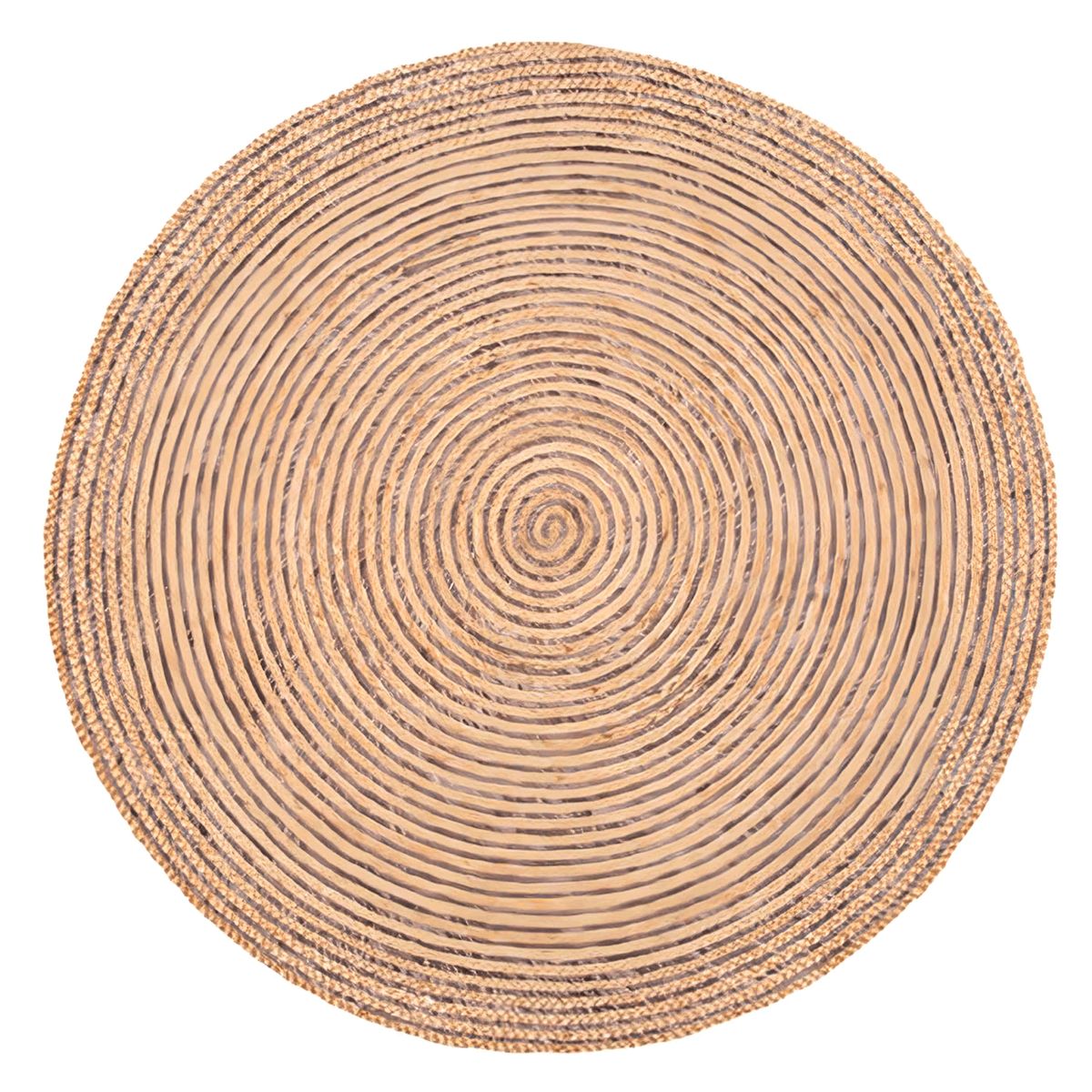 BAZHARS - ALFOMBRA REDONDA BAZHARS YUTE 200X200 CM NAV BK 625