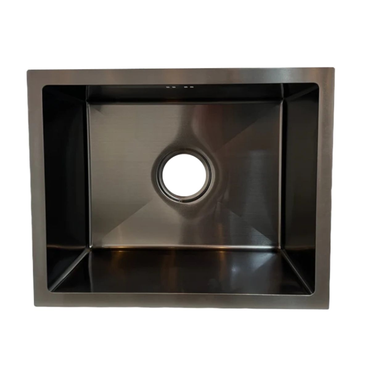 OEM - Lavaplatos Dekora 49X39Cm 2Mm Negro Para Empotrar O Bajo Cubierta.