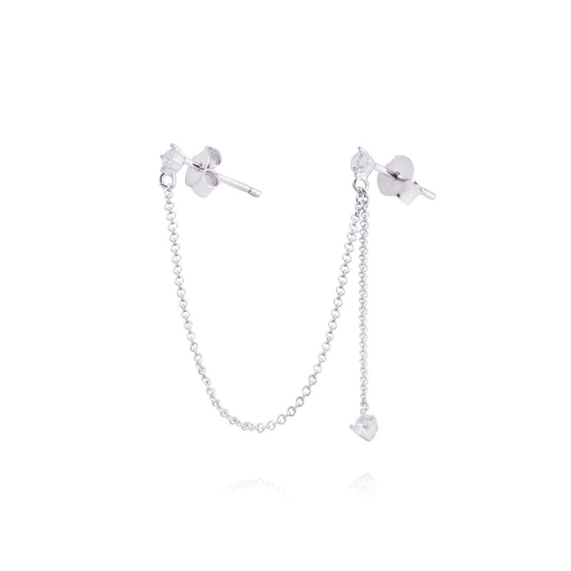 JB JOYAS BARON - Piercing de Plata Esterlina 925 cadenas colgantes