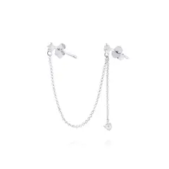 JB JOYAS BARON - Piercing de Plata Esterlina 925 cadenas colgantes