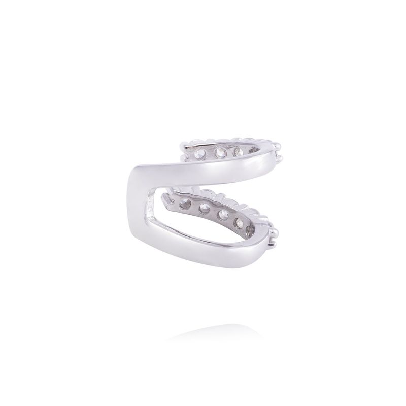 JB JOYAS BARON - Piercing de Plata Esterlina 925 Earcuff doble